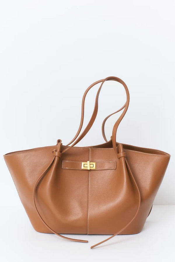 Joëlle Structured Vegan Leather Shopper Bag
