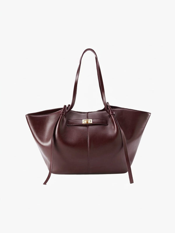 Joëlle Structured Vegan Leather Shopper Bag