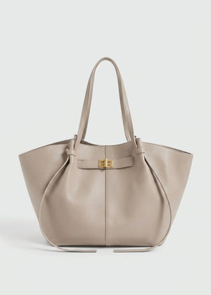 Joëlle Structured Vegan Leather Shopper Bag