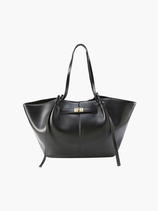 Joëlle Structured Vegan Leather Shopper Bag