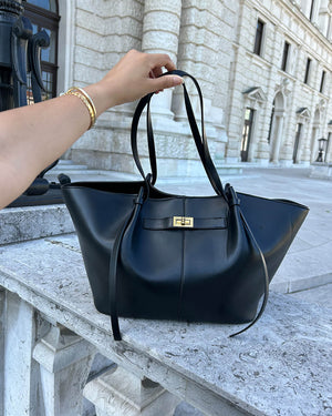 Joëlle Structured Vegan Leather Shopper Bag