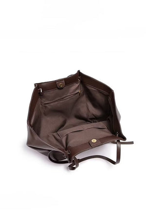 Joëlle Structured Vegan Leather Shopper Bag