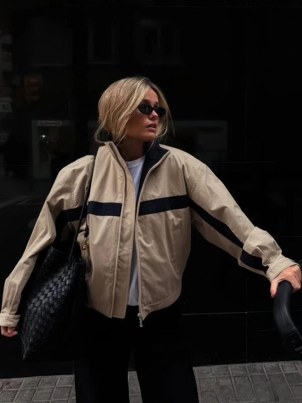 Amanda | Women's Vintage Bomber Jacket