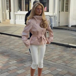 Amy | Women's Belted Trench Jacket