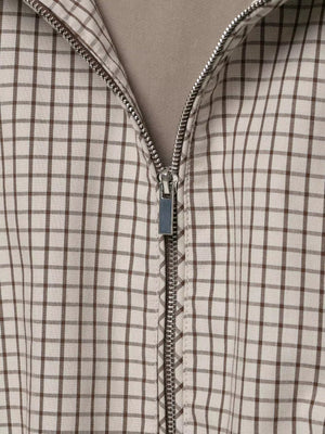 Daniela | Women's Plaid Hooded Cropped Jacket
