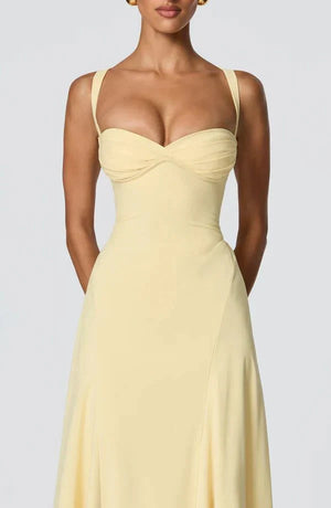 Margot Sweetheart Neckline Maxi Dress