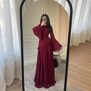 Delphine Tiered Bell Sleeve Maxi Dress