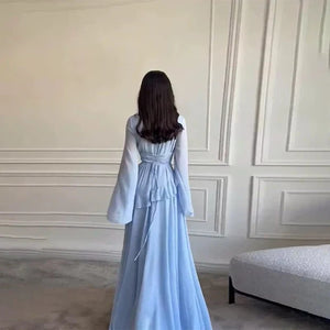 Delphine Tiered Bell Sleeve Maxi Dress