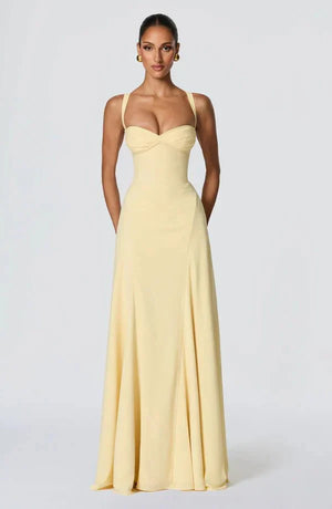 Margot Sweetheart Neckline Maxi Dress