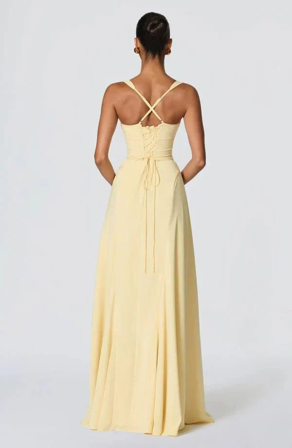 Margot Sweetheart Neckline Maxi Dress