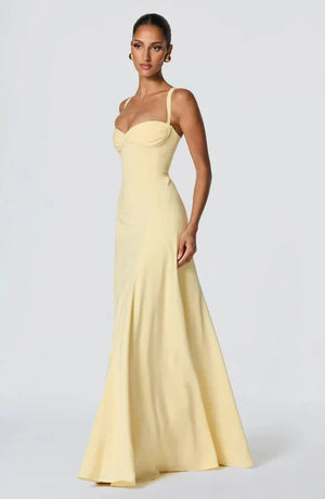 Margot Sweetheart Neckline Maxi Dress