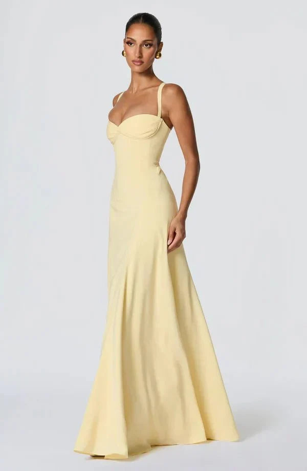 Margot Sweetheart Neckline Maxi Dress