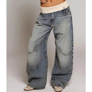 Simone Wide Leg Baggy Jeans
