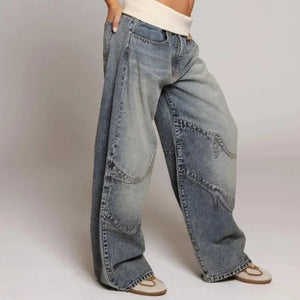 Simone Wide Leg Baggy Jeans