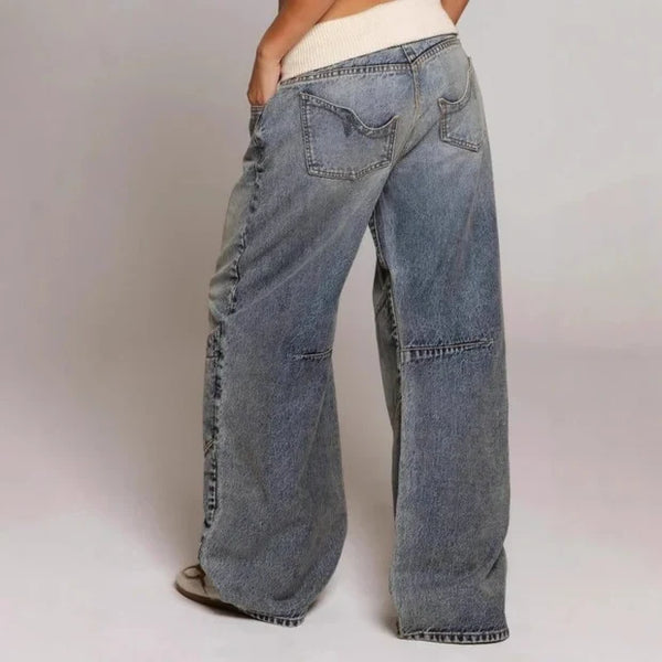 Simone Wide Leg Baggy Jeans